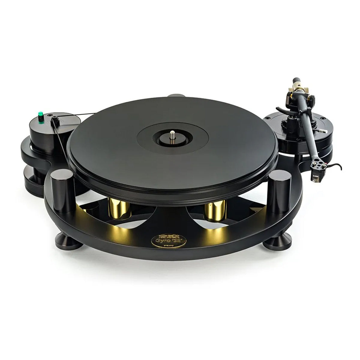 Michell Gyro SE Turntable Bundle with T8 Tonearm, Record Clamp, and UniCover (Black)