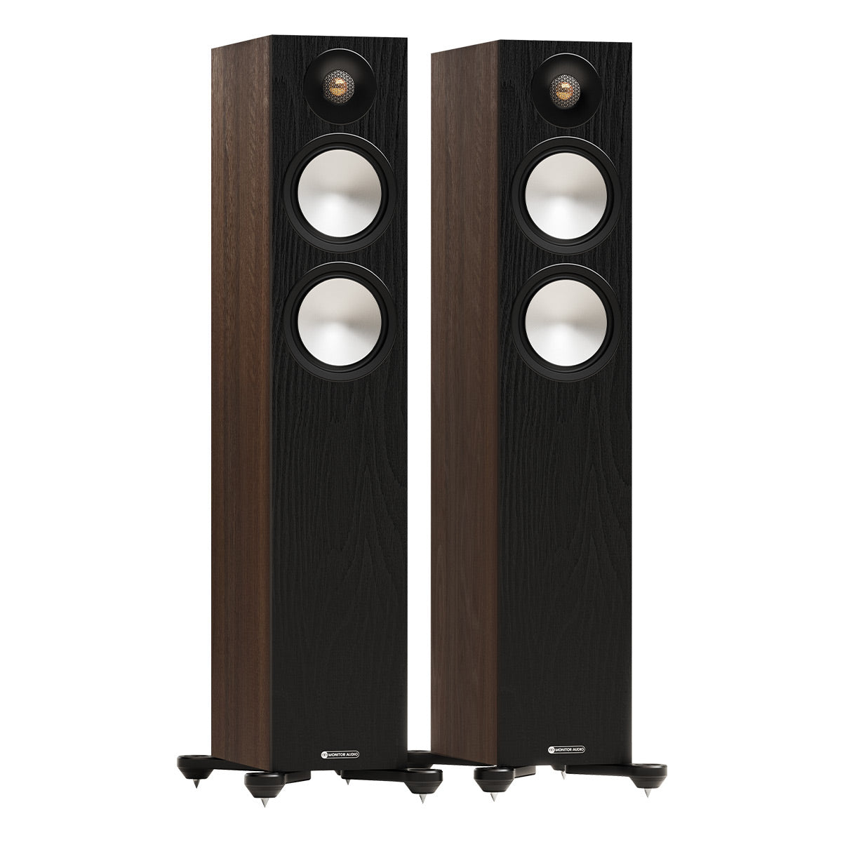 Monitor Audio Bronze 300 7G Floorstanding Speakers - Pair (Walnut)