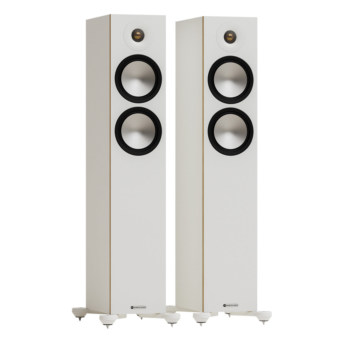 Monitor Audio Bronze 300 7G Floorstanding Speakers - Pair (White)