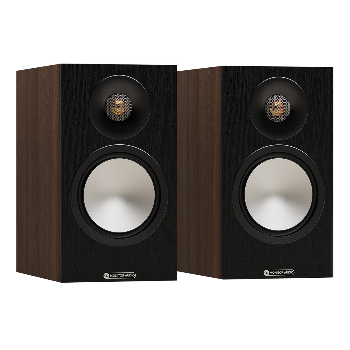 Monitor Audio Bronze 50 7G Bookshelf Speakers - Pair (Walnut)