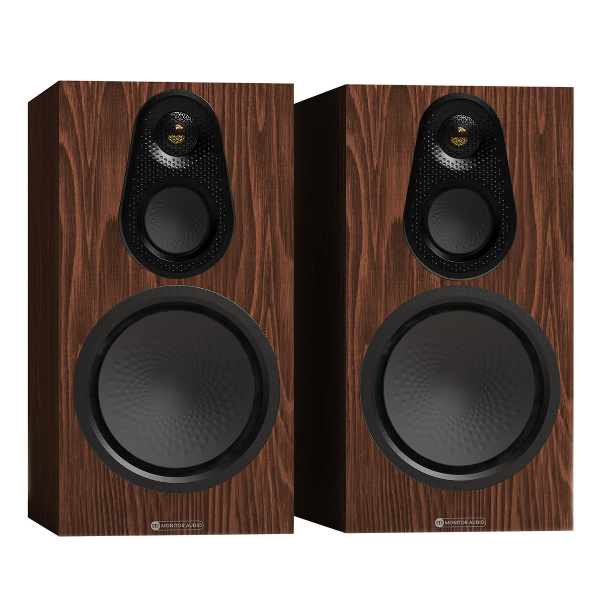 Monitor Audio Silver 100 8G 3-Way Bookshelf Speakers - Pair (European Walnut)