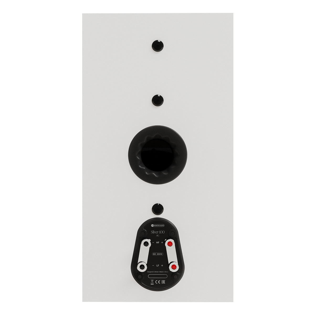 Monitor Audio Silver 100 8G 3-Way Bookshelf Speakers - Pair (Satin White)