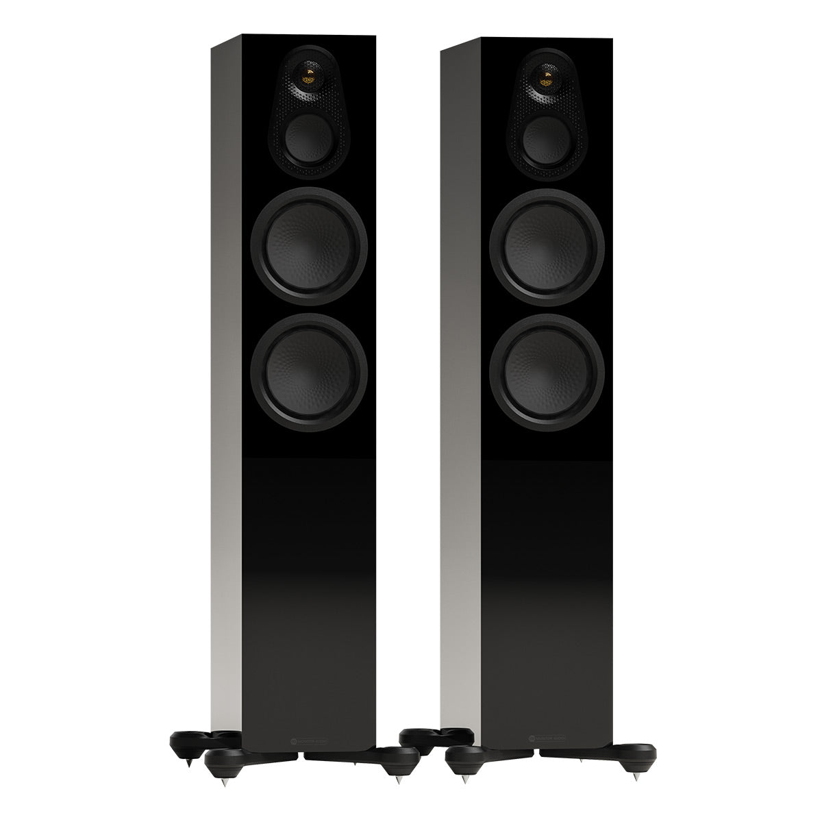 Monitor Audio Silver 300 8G 3-Way Floorstanding Speakers - Pair (Black Gloss)