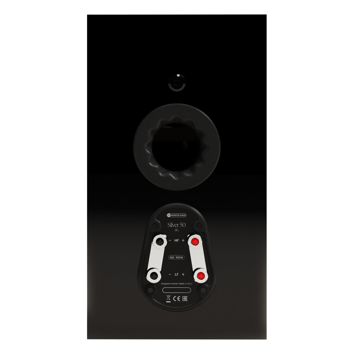 Monitor Audio Silver 50 8G 2-Way Bookshelf Speakers - Pair (Black Gloss)