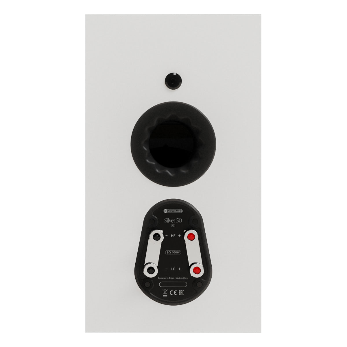Monitor Audio Silver 50 8G 2-Way Bookshelf Speakers - Pair (Satin White)