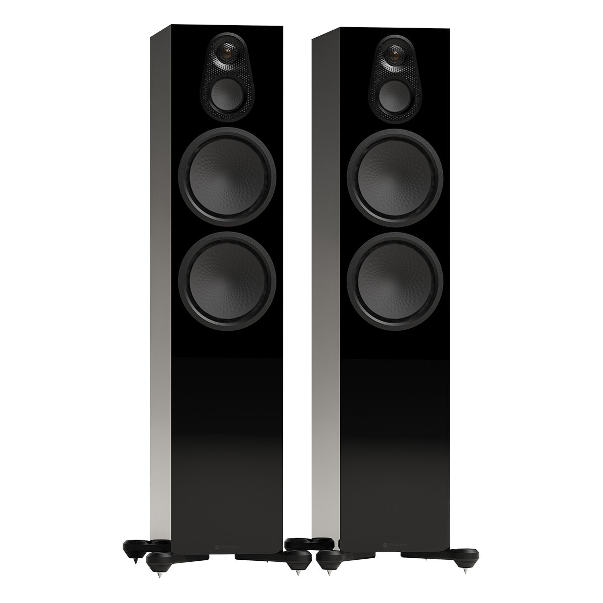 Monitor Audio Silver 500 8G 3-Way Floorstanding Speakers - Pair (Black Gloss)