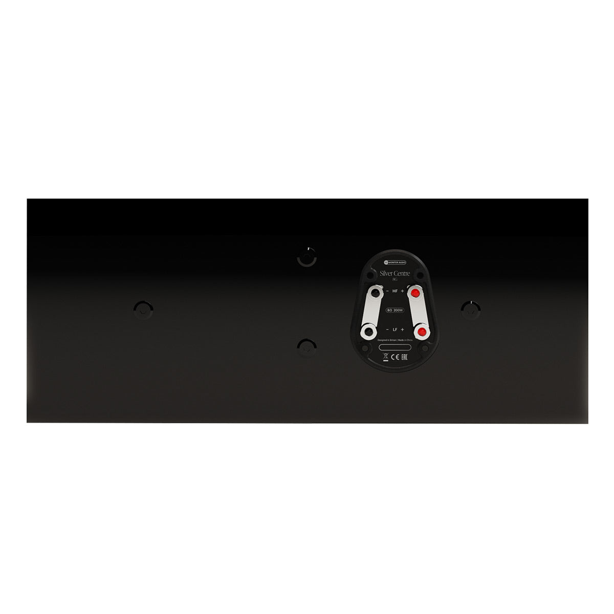 Monitor Audio Silver Centre 8G 3-Way Center Channel Speaker - Each (Black Gloss)