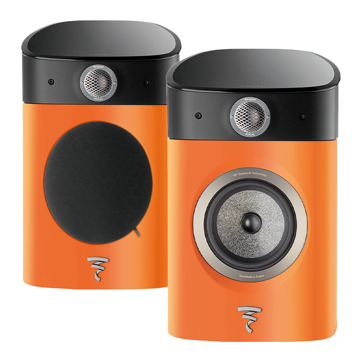Focal Sopra No. 1 2-Way Bass Reflex Bookshelf Speakers - Pair (Orange)
