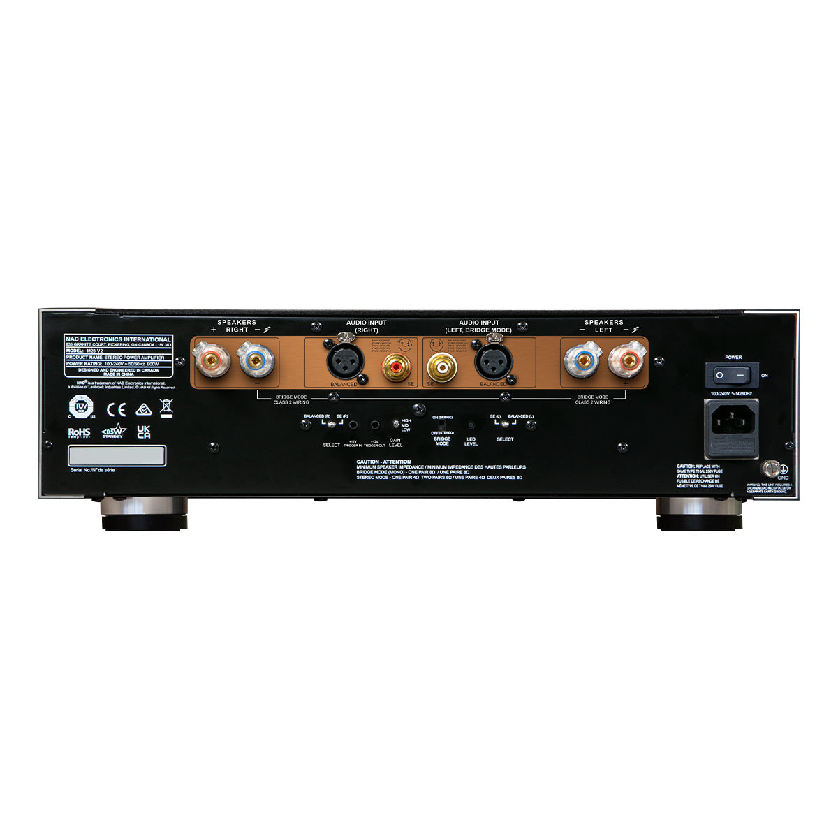 NAD Electronics M23 V2 Masters Series Stereo Power Amplifier