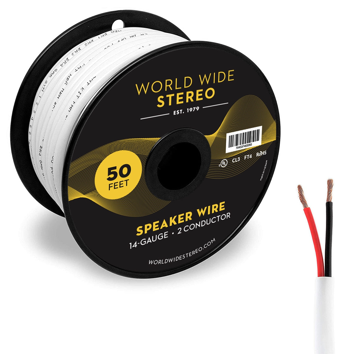 Polk Audio Signature Elite ES55 Floorstanding Speaker Cable Bundle (White)