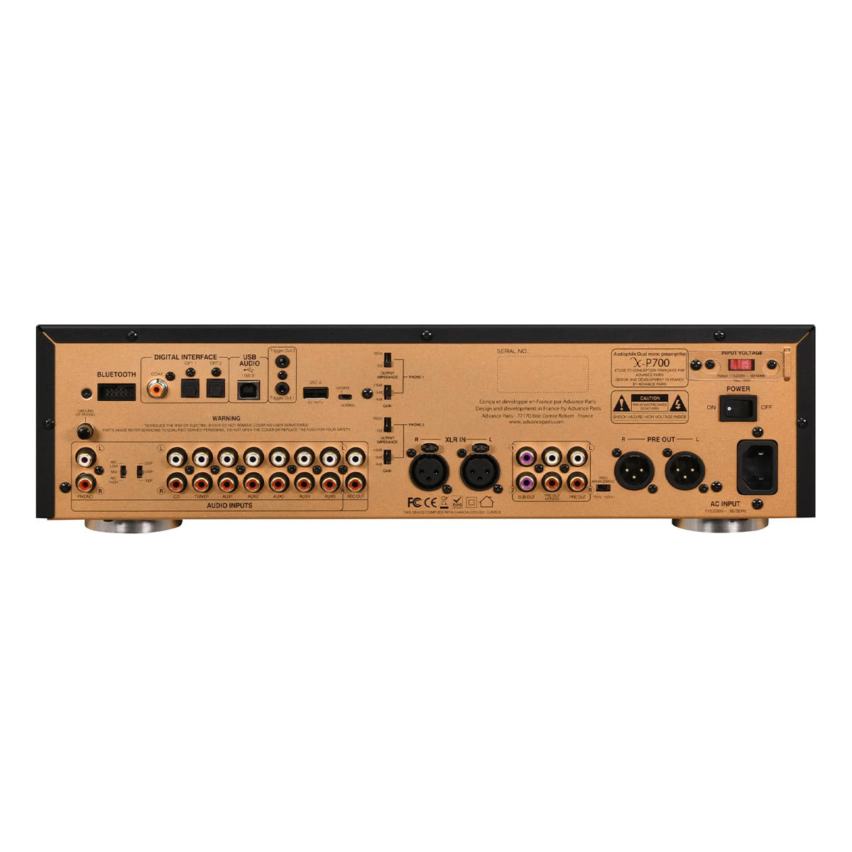Advance Paris X-P700 Stereo Preamplifier & X-A160 EVO Stereo Amplifier Bundle