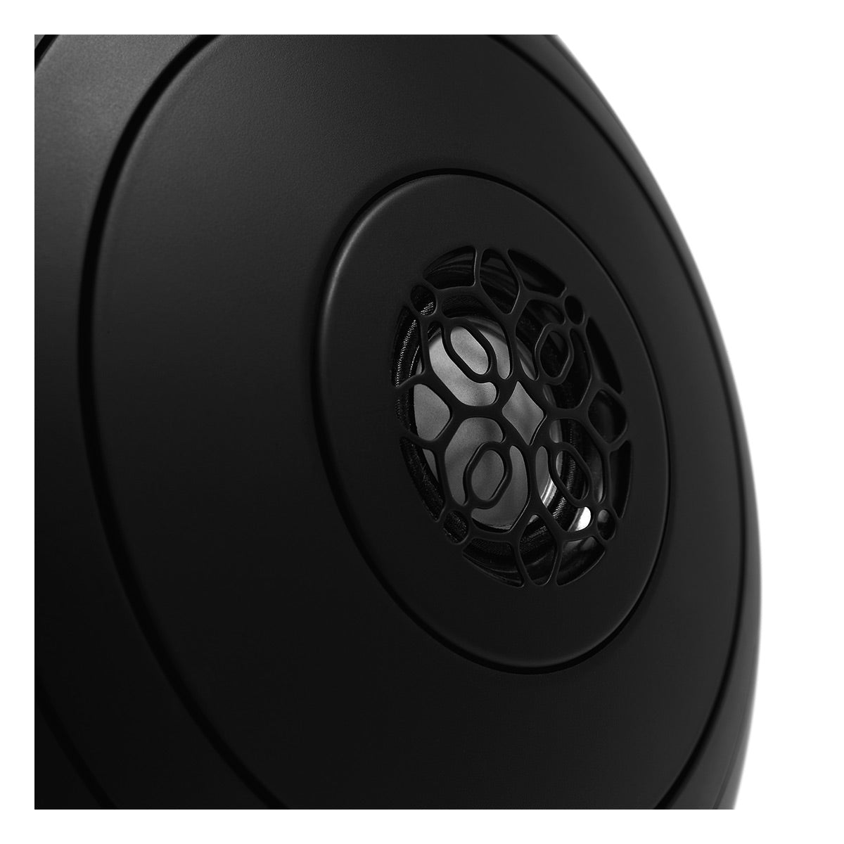 Devialet Phantom I 108dB High-End Wireless Speaker (Dark Chrome) with Treepod Floorstand for Phantom I (Matte Black) - Each
