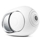 Devialet Phantom I 103dB High-End Wireless Speaker (Light Chrome) with Tree Stand for Phantom I (Matte White) - Each