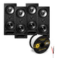 Polk Audio 265-LS Vanishing In Wall 3 Way Speaker Cable Bundle (4 Pack)