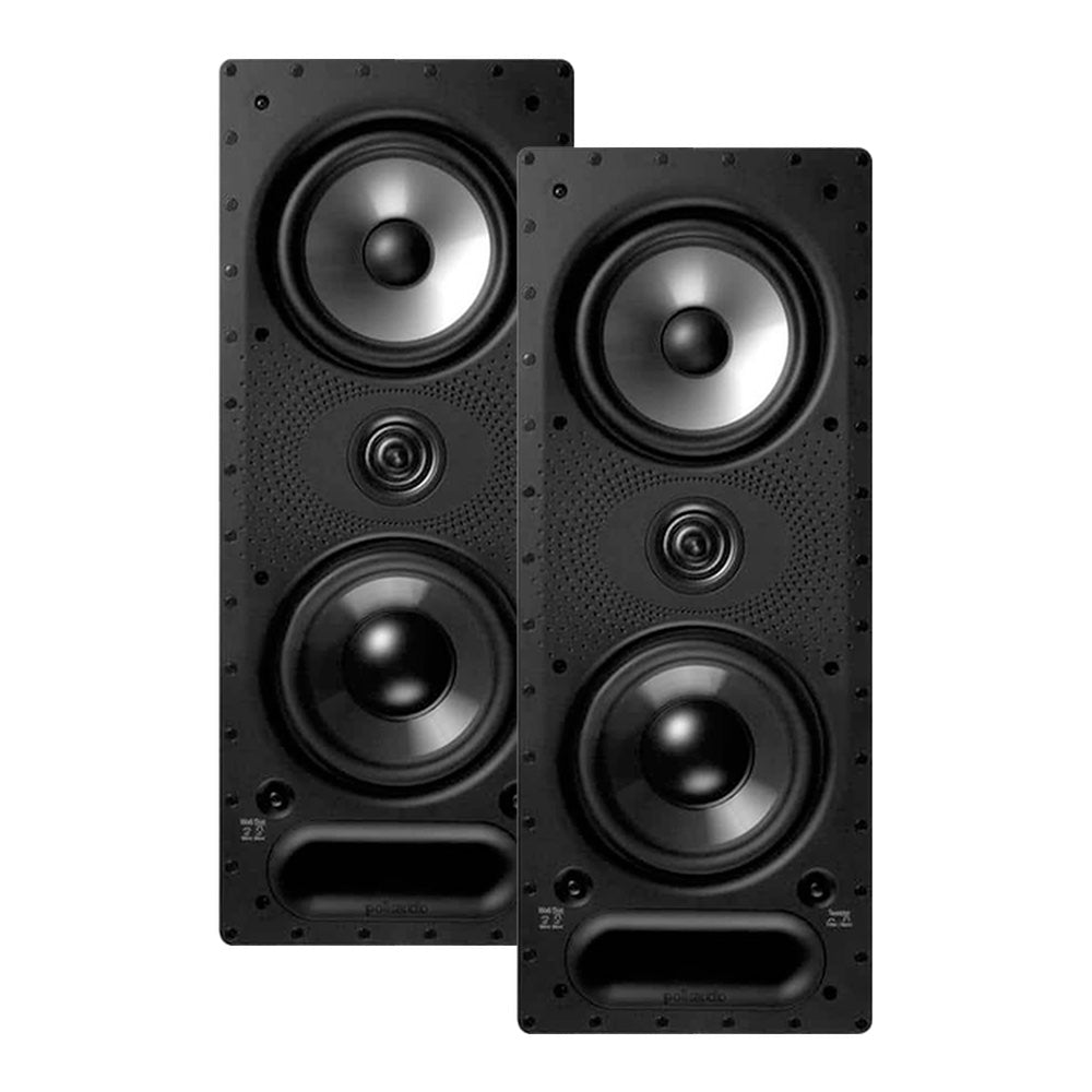 Polk Audio 265-LS Vanishing In Wall 3 Way Speakers (Pair)