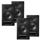Polk Audio 65-RT Vanishing In Wall Speakers - 4 Pack (White)