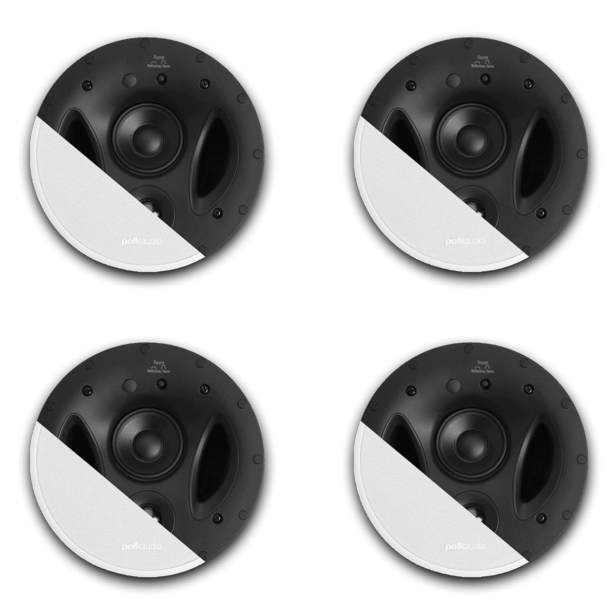 Polk Audio 70-RT Vanishing 7" In-Ceiling 3-Way Speaker - 4 Pack