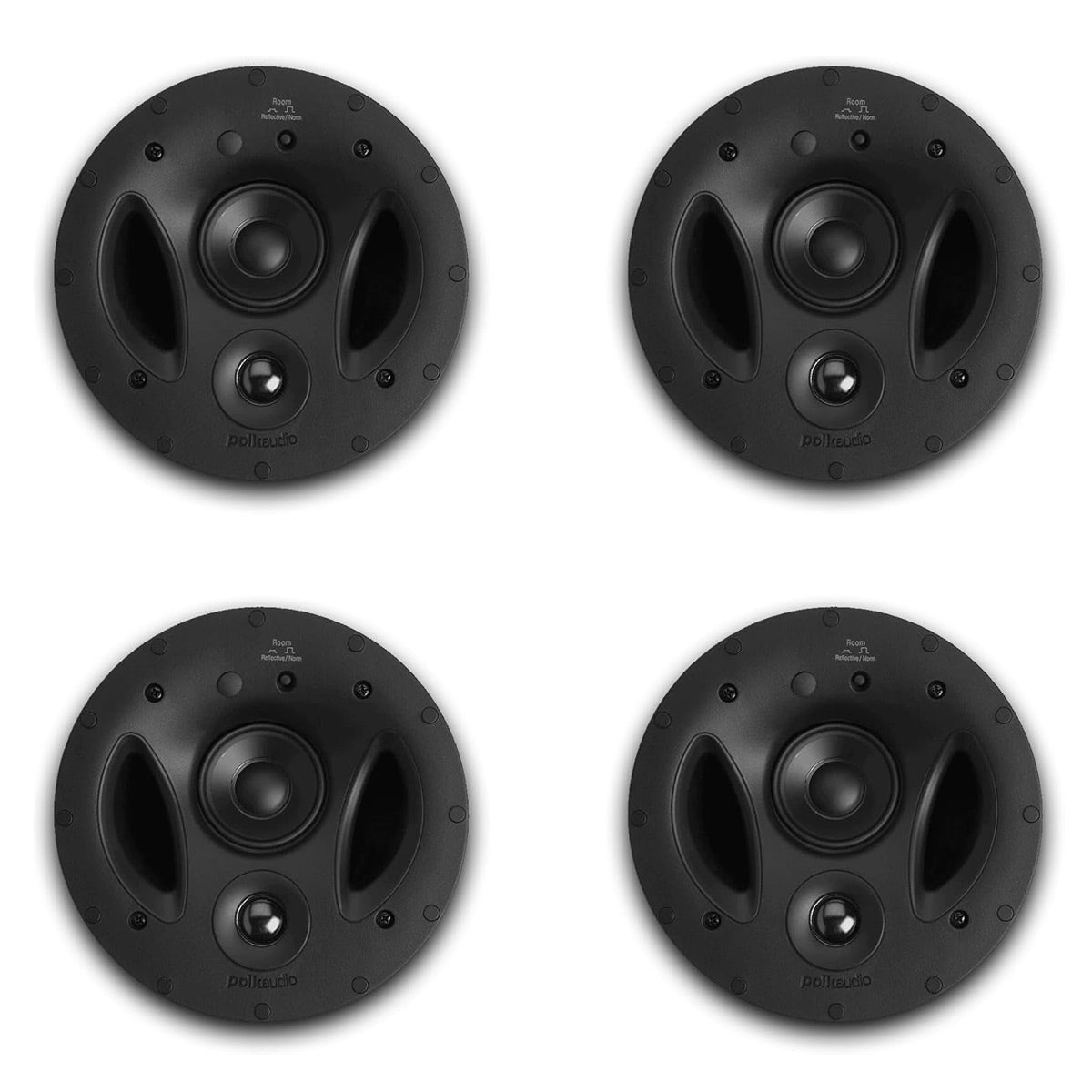 Polk Audio 70-RT Vanishing 7" In-Ceiling 3-Way Speaker - 4 Pack