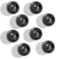 Polk Audio 80F/X-RT Vanishing 8" In Ceiling Speakers - 8 Pack (White)