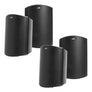 Black, 4 Speakers