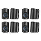 Polk Audio Atrium 4 All-Weather Outdoor Loudspeaker - 8 Pack (Black)