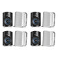 Polk Audio Atrium 4 All-Weather Outdoor Loudspeaker - 8 Pack (White)