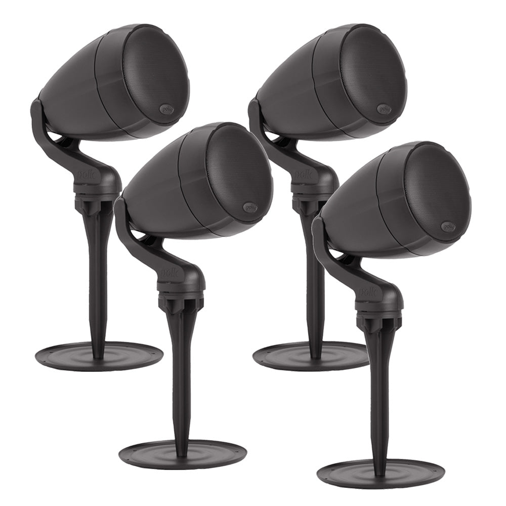 Polk Audio Atrium SAT300 Outdoor Passive Satellite Speaker - 4 Pack (Chestnut Brown)