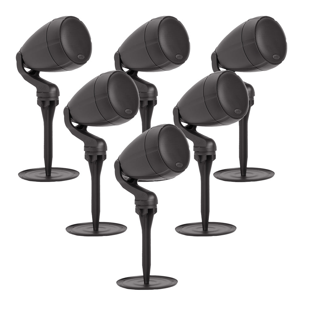 Polk Audio Atrium SAT300 Outdoor Passive Satellite Speaker - 8 Pack (Chestnut Brown)