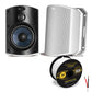 Polk Audio Atrium4 All Weather Outdoor Loudspeaker Cable Bundle - Pair (White)