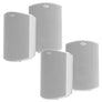 White, 4 Speakers
