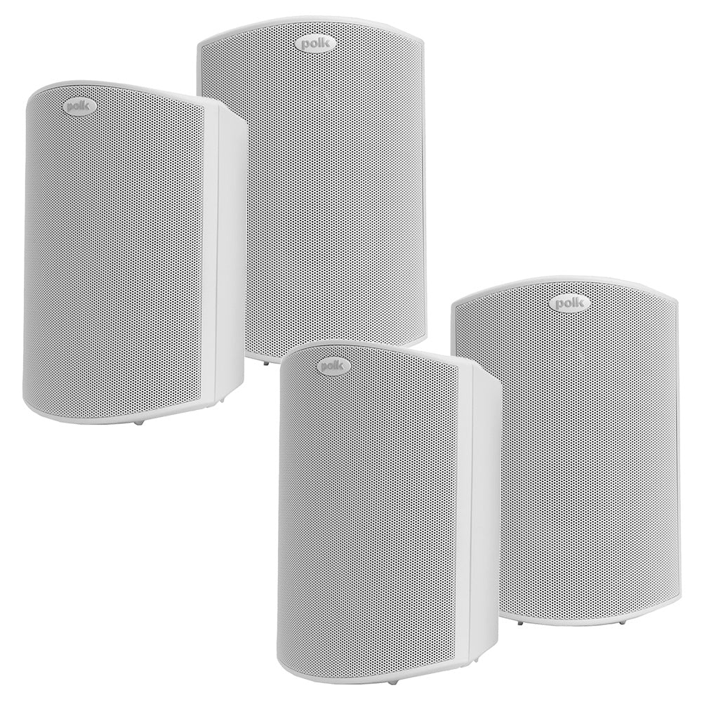 Polk Audio Atrium4 All Weather Outdoor Loudspeakers - 4 Pack (White)