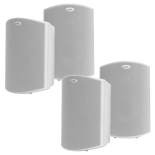 Polk Audio Atrium4 All Weather Outdoor Loudspeakers - 4 Pack (White)