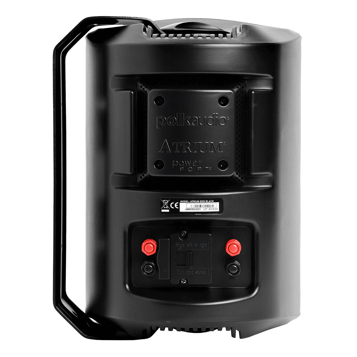 Polk Audio Atrium 8 All Weather Outdoor Loudspeaker Cable Bundle - 8 Pack (Black)