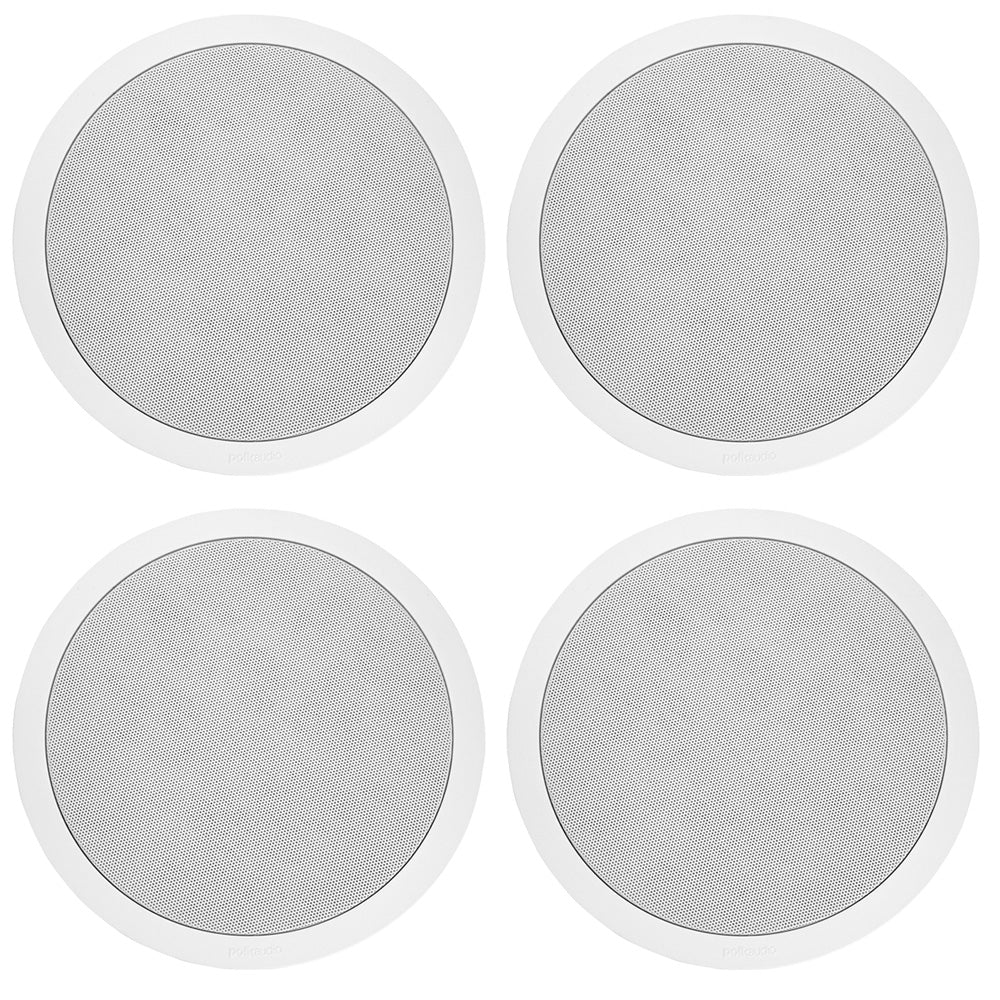 Polk Audio MC 80 8" In Ceiling Speakers - 4 Pack (White)
