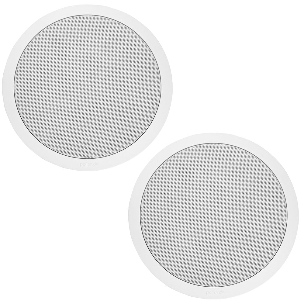 Polk Audio MC 80 8" In Ceiling Speakers - Pair (White)