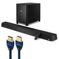 Polk Audio MagniFi Max AX 6.1 Soundbar System with AudioQuest SKY 3m HDMI Cable