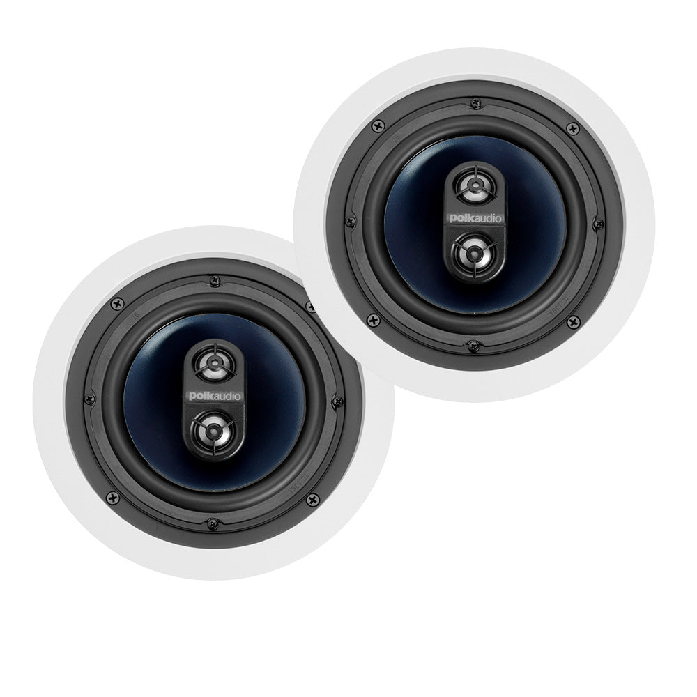 Polk Audio RC6s In Ceiling Speakers - Pair (White)