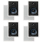 Polk Audio RC85i 2 Way In Wall Speakers - 4 Pack (White)