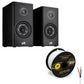 Polk Audio Reserve R100 Bookshelf Speaker Cable Bundle (Black)