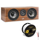 Polk Audio Reserve R300 Center Channel Speaker with Speaker Wire (Walnut)