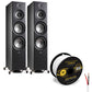 Polk Audio Reserve 700 Floorstanding Speaker Pair with Speaker Wire (Black)