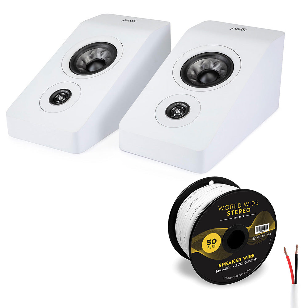 Polk Audio Reserve R900 Dolby Atmos Height Module with Speaker Wire (White)