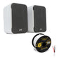 Polk Audio Signature Elite ES10 Surround Speaker Cable Bundle (White)