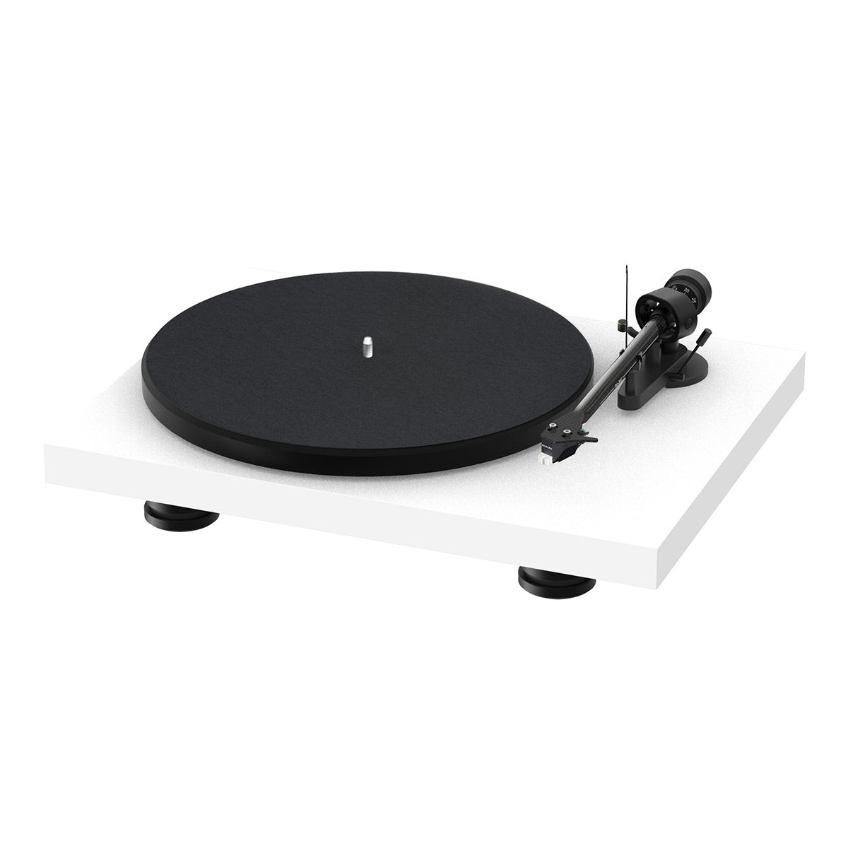 Pro-Ject Colorful Audio System with Debut Carbon EVO Turntable (White)
