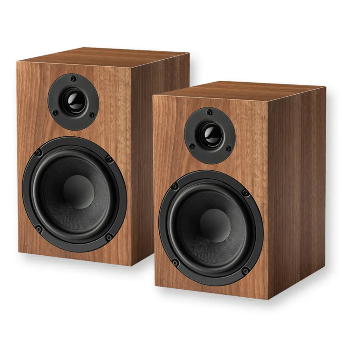 Pro-Ject Colorful Audio System with Debut Carbon EVO Turntable (Walnut)