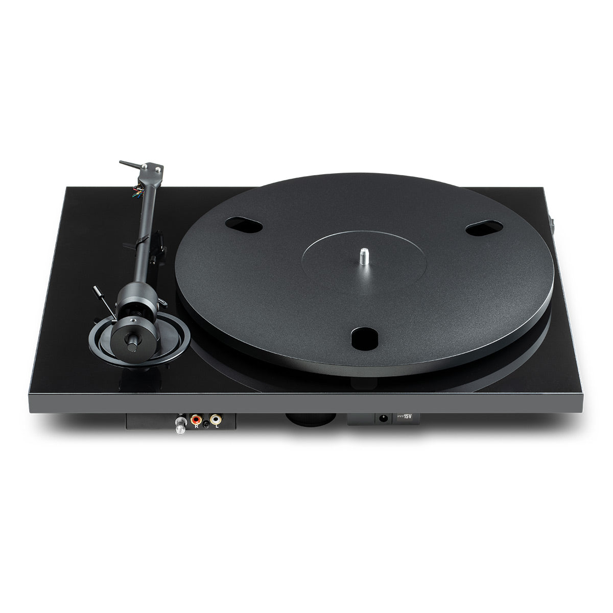 Pro-Ject E 1.2 Phono Plug & Play Turntable with Pick it MM E Cartridge (Gloss Black)