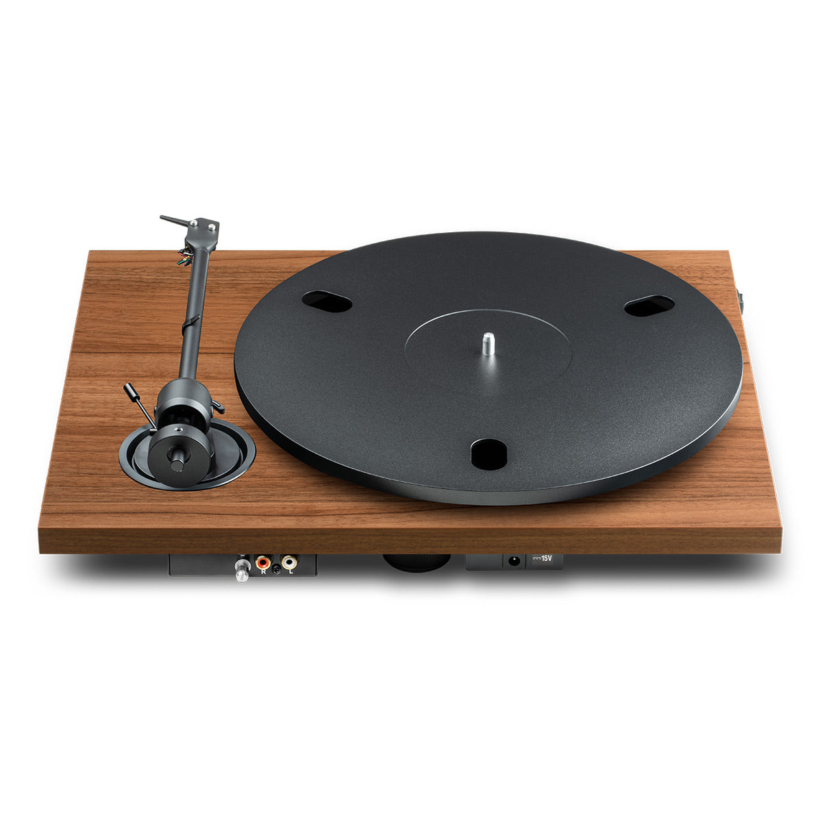 Pro-Ject E 1.2 Phono Plug & Play Turntable with Pick it MM E Cartridge (Satin Walnut)