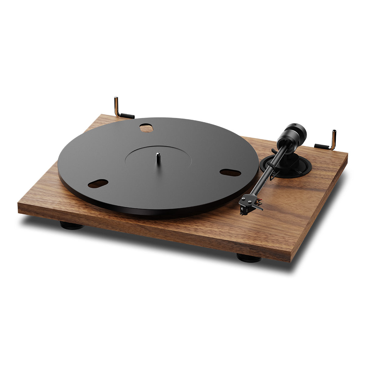 Pro-Ject E 1.2 Phono Plug & Play Turntable with Pick it MM E Cartridge (Satin Walnut)