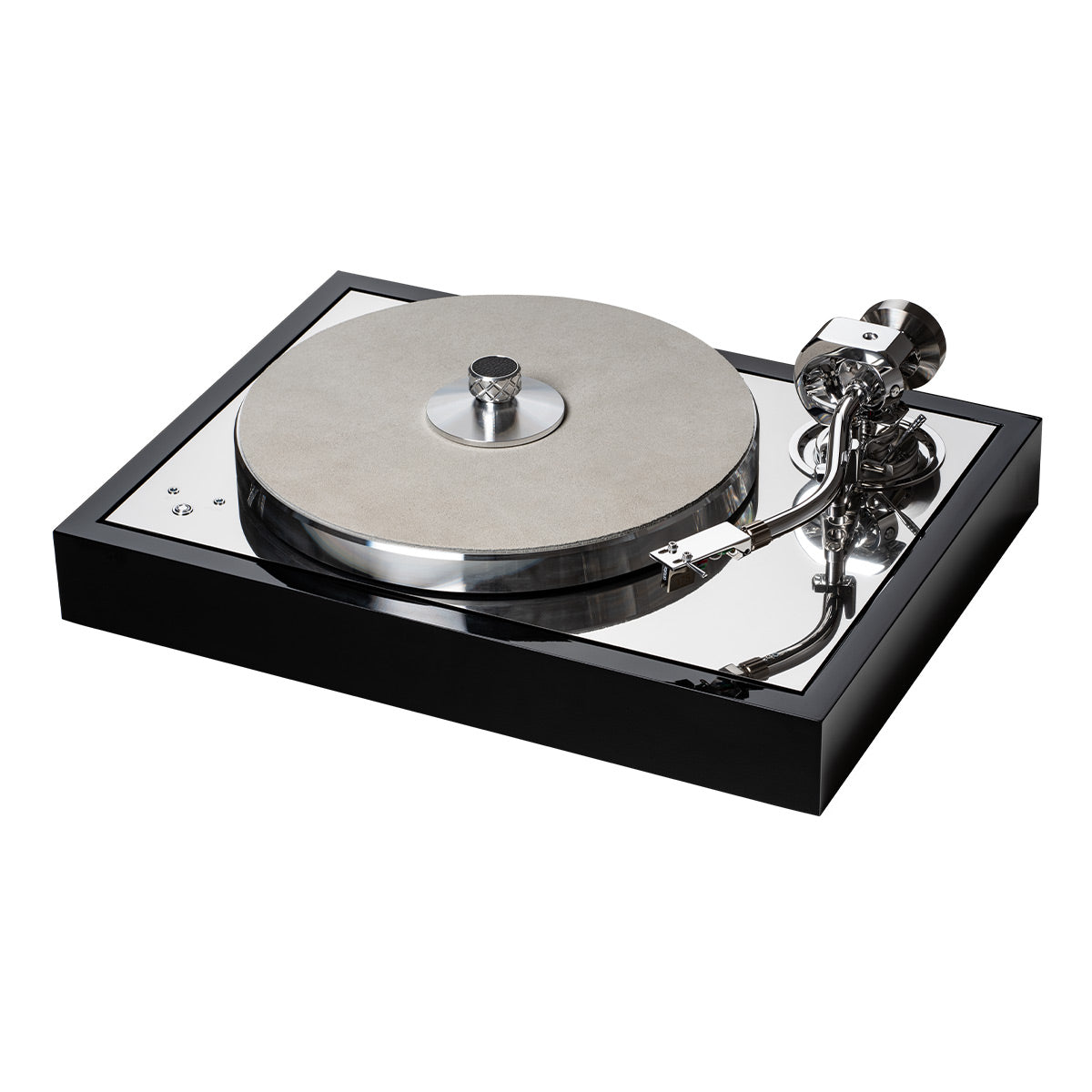 Pro-Ject The Classic Reference Balanced Turntable (Silver & Gloss Black)