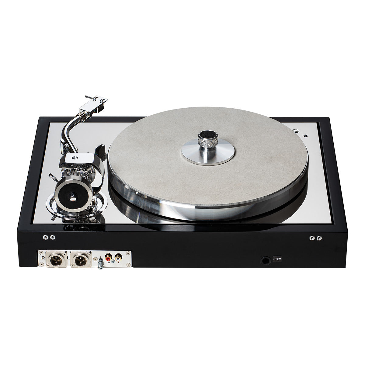 Pro-Ject The Classic Reference Balanced Turntable (Silver & Gloss Black)